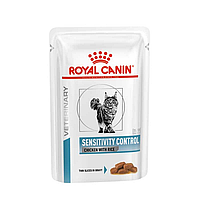 Royal Canin Sensitivity Control Chicken вологий лікувальний корм при харчовій алергії, курка з рисом, 85ГРх12ШТ