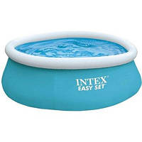 Надувной Бассейн INTEX 28101Семейный надувной бассейн Круглый бассейн Intex Easy Set 900л 183*51см