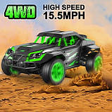 4WD Off Road RC Car, 2,4 ГГц, 15,5 миль на годину, високошвидкісний перегоновий іграшковий автомобіль для дітей, фото 2