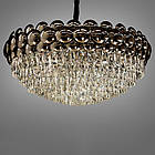 Кришталева люстра в стилі Арт-Деко на 19 ламп колір каркасу чорний хром D-QS7719/800BHR, фото 2