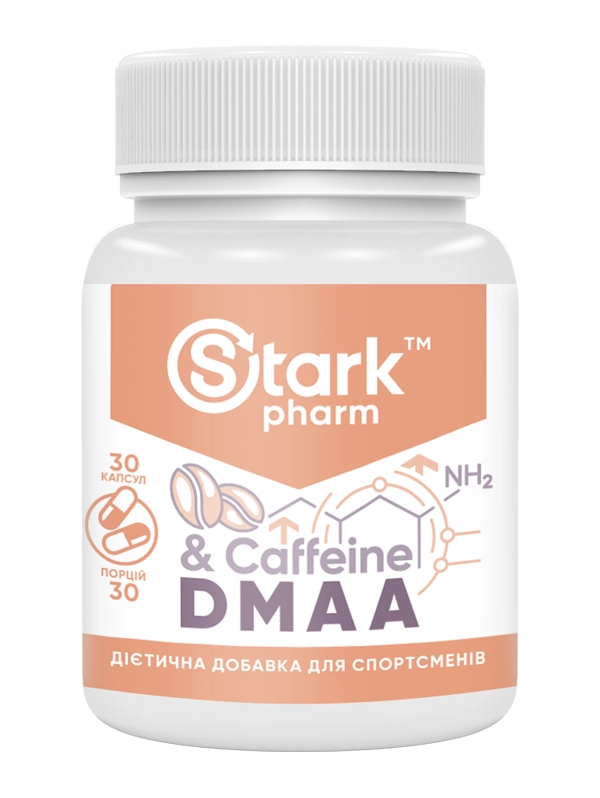 DMAA 100 mg + Caffeine 200 mg Stark Pharm 30 caps