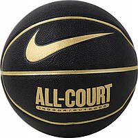 Мяч баскетбольный Nike Everyday All Court 8P р. 7 Black/Metallic Gold/Black/Metallic Gold (N.100.4369.070.07)