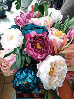 Штучна гілка"Півонія" 55 см