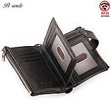 Чоловічий гаманець із натуральної шкіри. Шкіряний гаманець чоловічий портмоне зі шкіри, фото 7