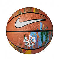 Мяч баскетбольный Nike EVERYDAY PLAYGROUND 8P NEXT NATURE DEFLATED MULTI/AMBER/BLACK/WHITE size 5