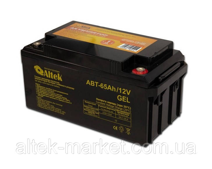 Акумулятор Altek ABT-65ah/12V GEL