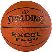 Мяч баскетбольный Spalding EXCEL TF-500 оранжевый размер 7 76797Z