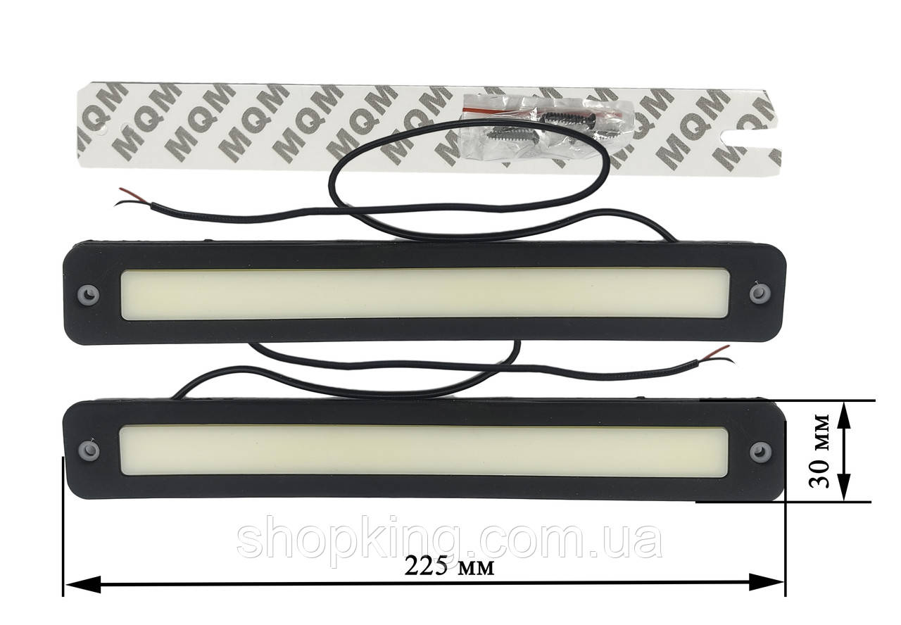 Світлодіодні ДХО гнучкий корпус!!! LED Chip додаткове світло 12В KLNT-DRL-COB-104 Пр-во Корея