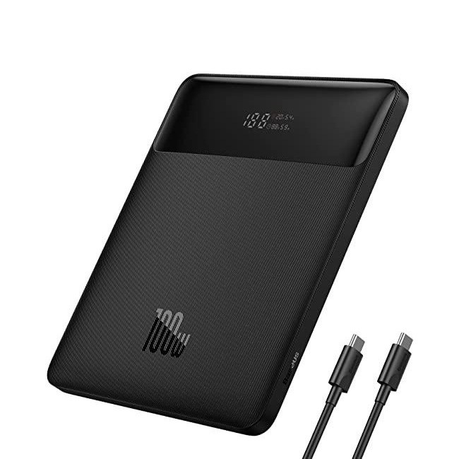 УМБ повербанк 20000 mAh Power Bank Baseus Baseus PPDGL-01 2USB 2Type-C Black, фото 1