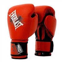 Боксерские перчатки Everlast Prospect Gloves Черный Красный 8 унций (820260-70-4)