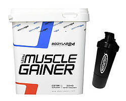 Гейнер (40% білка) Lean Muscle Gainer 3000g + шейкер в подарунок