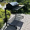 Мангал-гриль MTLZ Loft з полкою і решіткою для гриля, фото 3