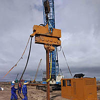 Гідравлічний вібромолот для забивання свай (паль) Fanyatop FYV320 3200 кН