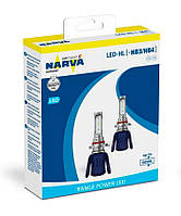 Комплект диодных ламп Narva 18014 HB3/HB4 6000K X2 16W PGJ19-2