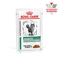 Royal Canin Diabetic влажный лечебный корм для кошек при сахарном диабете, 0.085КГх12шт