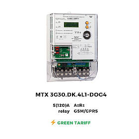 Лічильник трифазний прямого включення МТХ 3G30.DK.4L1-DOG4