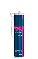 Герметик акриловий для ВНЕШНІХ і ВНУТРИННИХ РОБОТ білий 280 мл ТМ Smartech