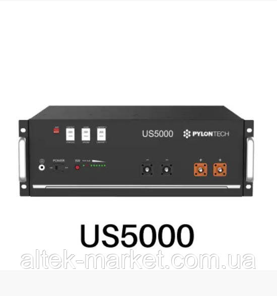 Акумулятор літієвий LiFePo4 48В 100A US5000, Pylontech