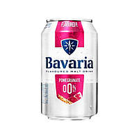 Безалкогольное пиво в ж/б банке Bavaria Pomegranate Non Alcoholic Beer 0% 0.33 л