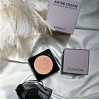 Адаптивный воздушный кушон для макияжа Moday Cushion Air BB cream SPF 4 с маслом Ши и УФ фильтром 20г