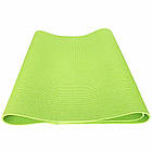 Килимок для йоги та фітнесу 173х61х0,5 см, Салатовий / EVA килимок для спорту / Мат для йоги / Йогомат, фото 4