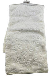 Дитячий плед ковдра Туреччина для новонародженого подарунок білий (ДНП92)