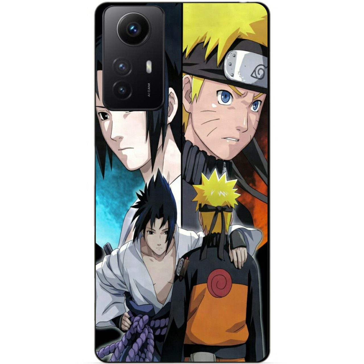 Силіконовий бампер чохол для Xiaomi Redmi Note 12S з малюнком Наруто Узумакі Naruto