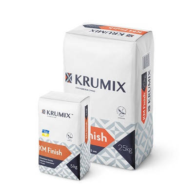 Шпаклівка гіпсова фінішна Krumix Finish, 25кг, фото 1