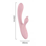 Вібратор із кліторальним стимулятором Sweet Dear Vibe Pink, фото 3