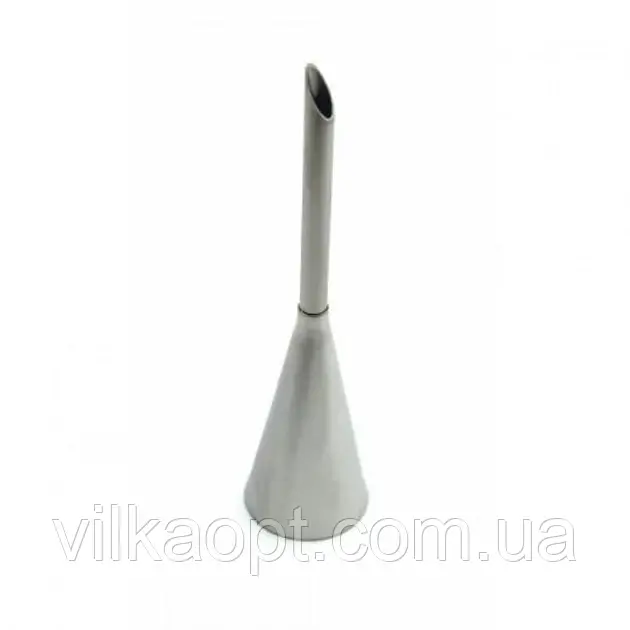 Насадка кондитерська для наповнення начинки еклерів металева D 2/1 cm H 9,5 cm