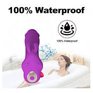 Вібростимулятор прихованого носіння для жінок Thumping Dual G Vibe App Version Rose, фото 3