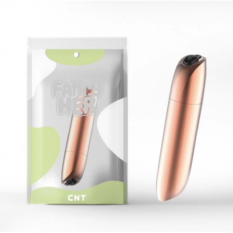 Вібропуля для стимуляції клітора Classic Bullet Gold, фото 1