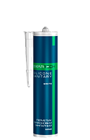 Герметик силіконовий санітарний кислотний білий 280 мл