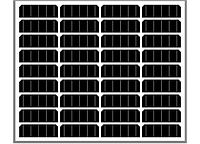 Солнечная панель фотомодуль Altek ALM-50M-36 50W