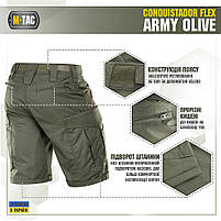 M-Tac шорти Conquistador Flex Army Olive, фото 6