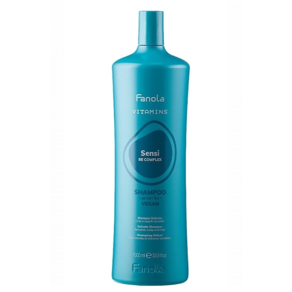 Шампунь для чутливої шкіри голови Fanola Vitamins Sensi Shampoo, 1000 мл