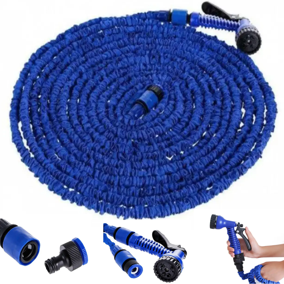 75 метрів Шланг для поливання 3/4/Шланг поливальний садовий + розпилювач пістолет