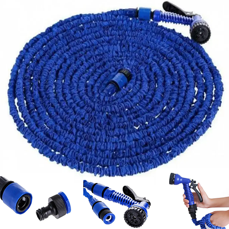 75 метрів Шланг для поливання 3/4/Шланг поливальний садовий + розпилювач пістолет, фото 1