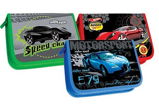 Пенал Willy WL7081 "Спортивні авто" (1 відділення)