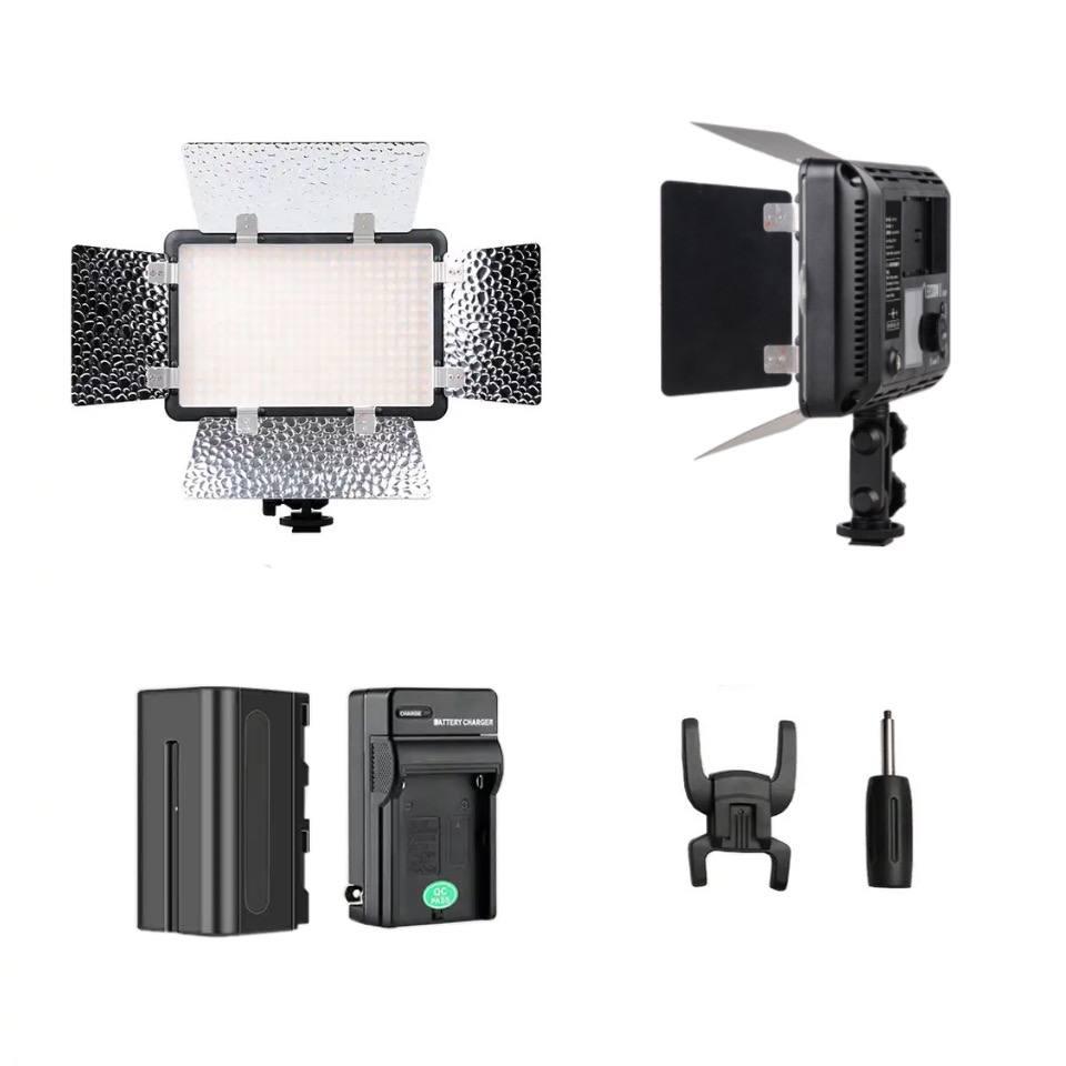 Відеосвітло Godox LED 308 C II 3200К-5600К з акумулятором NP-F + з.у.