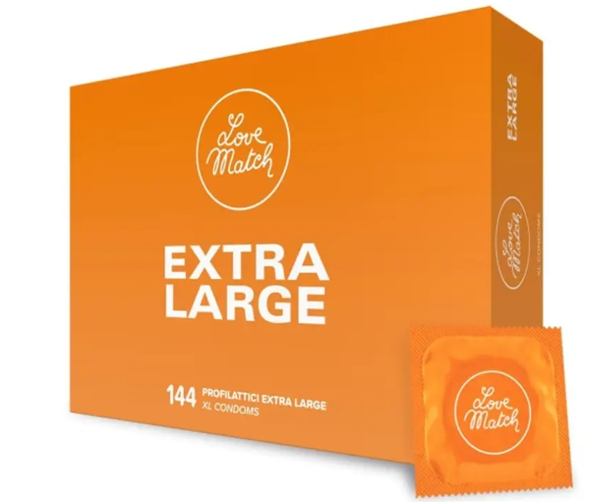 Презервативи збільшеної ширини Love Match — Extra Large (по 1 шт.), фото 1