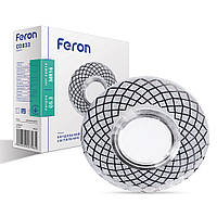 Встраиваемый светильник Feron CD833 с LED подсветкой