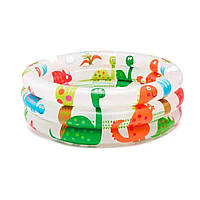Детский надувной бассейн для малышей Intex 57106 "Динозаврики"