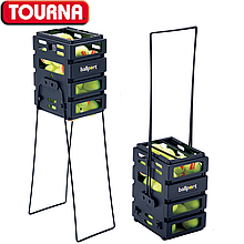 Кошик для тенісних м'ячів Unique Ballport Black на 36 шт чорний