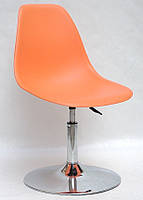 Поворотний стілець для кухні Nik CH-BASE жовтогарячий 70, Charles and Ray Eames, фото 2