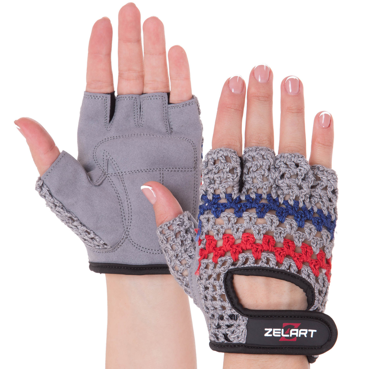 Рукавиці для фітнесу рукавички спортивні Zelart Fitness Gloves 161950 розмір XS Grey, фото 1