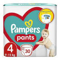 Подгузники-трусики Pampers Pants 4 (9-15 кг), 30 шт.