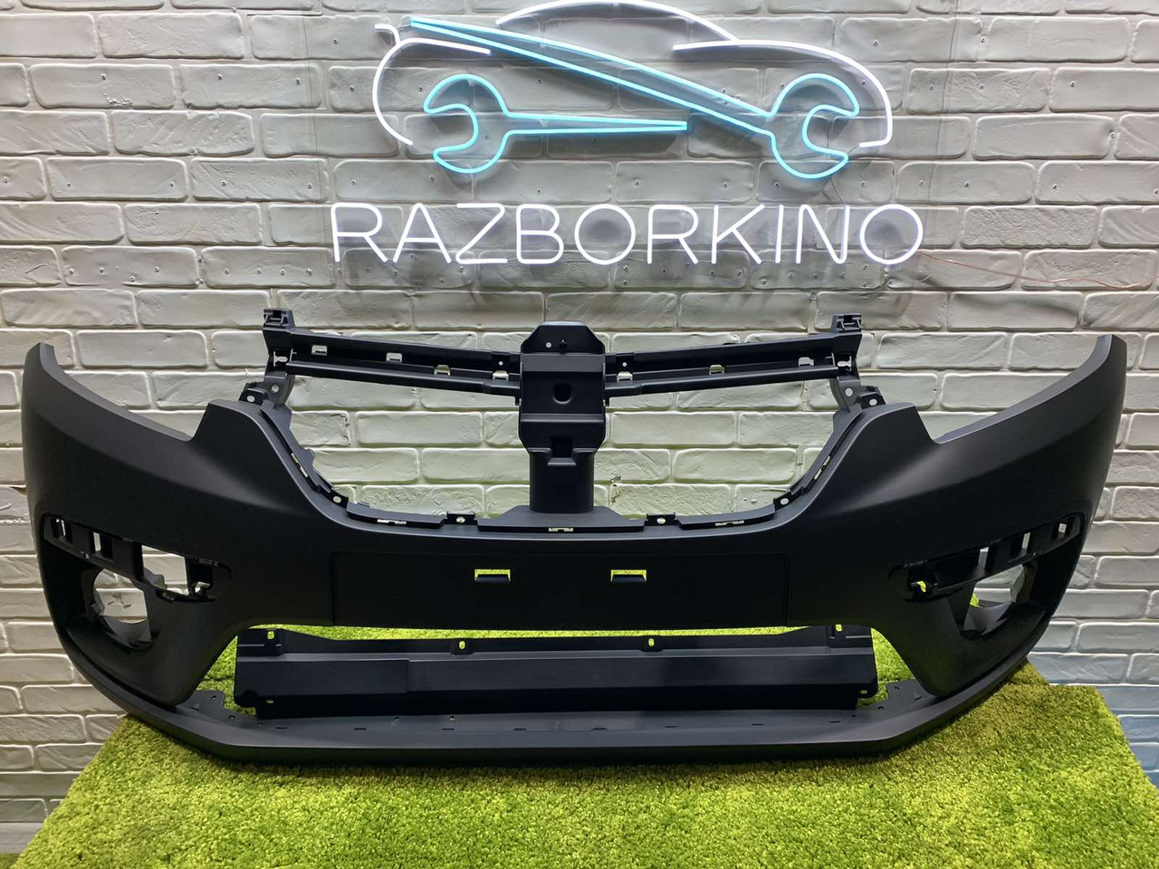 Бампер передній Renault Sandero Рено Сандеро (2017-...) FPS FP5643900 Оригінальний номер: 620221672R, фото 1