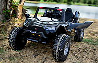 Дитячий двомісний електромобіль Баггі Джип Квадроцикл Bambi Racer 4WD M 4170EBLR-2(24V) / колір чорний ***