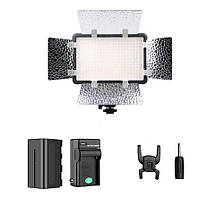 Відеосвітло Godox LED 308 C II 3200К-5600К з акумулятором + ін.у. зі стійкою 2 м, фото 2
